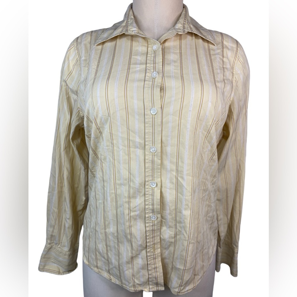 Izod Long Sleeve Button Up Shirt Women’s Large